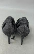 Load image into Gallery viewer, Michael Kors Womens Becky Silver Criss-Cross Stiletto Ankle Strap Heels Size 6M
