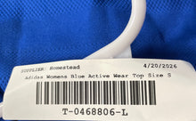 Load image into Gallery viewer, Adidas Womens Blue Sleeveless Racerback Activewear Pullover Tank Top Size Small

