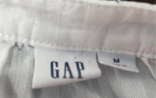Load image into Gallery viewer, GAP Womens White Short Sleeve V-Neck Pullover Blouse Top Size Medium
