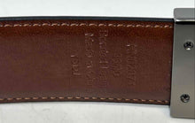 Load image into Gallery viewer, Penguin Mens Black Leather Adjustable Formal Dress Belt Size 36
