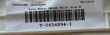 Load image into Gallery viewer, Zara Womens Beige Flat Front Scalloped Guipure Lace Hem Back-Zip Mini Skirt Sz M
