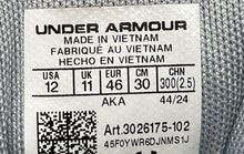 Load image into Gallery viewer, Under Armour Mens Charged Assert 10 3026175-102 Gray Sneaker Shoes Size 12
