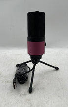 Load image into Gallery viewer, Fifine Pink Black USB CPU Wired Condenser Microphone With Stand Not Tested
