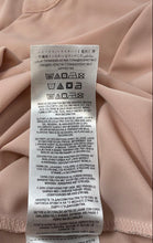 Load image into Gallery viewer, Guess Womens Pink Roll Tab Sleeve Chain V-Neck Button Front Blouse Top Size M
