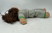 Load image into Gallery viewer, Cabbage Patch Kids Brown Yarn Hair 1980s Vintage Style Plush Doll With Outfit
