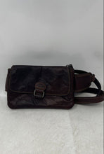 Load image into Gallery viewer, Jack Georges Womens Voyager Brown Leather Adjustable Rectangle Crossbody Bag

