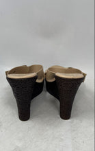 Load image into Gallery viewer, Italian Shoemakers Womens Rosy Tan Brown Wedge Heel Slip-On Slide Sandals Size 7
