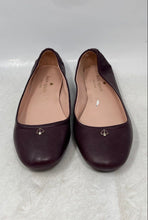 Load image into Gallery viewer, Kate Spade New York Womens Keato Burgundy Slip-On Ballet Flats Size 7.5B
