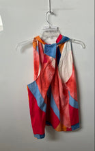 Load image into Gallery viewer, Banana Republic Womens Multicolor Abstract Sleeveless Pullover Blouse Top Size L
