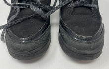 Load image into Gallery viewer, Authentic Nike Boys Air Jordan 3 Retro Black Sneaker Shoes Size 2Y Damaged
