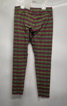 Load image into Gallery viewer, City Streets Womens Multicolor Geometric Activewear Compression Leggings Size L
