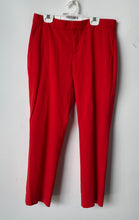 Load image into Gallery viewer, Banana Republic Womens Avery Orange Flat Front Straight Leg Ankle Pants Size 6
