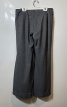 Load image into Gallery viewer, New York &amp; Company Womens Gray Stretch Flat Front Wide-Leg Trouser Pants Size S
