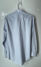 Load image into Gallery viewer, Calvin Klein Mens Blue Long Sleeve Slim Fit Non-Iron Dress Shirt Size M 15 1/2
