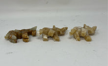 Load image into Gallery viewer, Set Of 3 Multicolor Carved Crystal Home Decorative Collectible Animal Figurines
