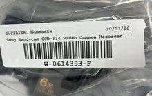 Load image into Gallery viewer, Sony Handycam Model CCD-F34 Gray Video8 Autofocus Handheld Camcorder Not Tested
