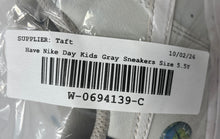 Load image into Gallery viewer, Nike Kids Air Force 1 LV8 DM0983-001 Gray Lace-Up Sneaker Shoes Size 5.5Y
