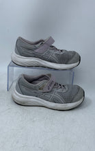 Load image into Gallery viewer, Asics Kids Contend 9 1014A338 Gray Low Top Hook &amp; Loop Sneaker Shoes Size 1.5
