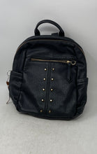 Load image into Gallery viewer, Jessica Simpson Womens Black Zipper Adjustable Strap Shoulder Backpack
