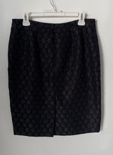 Load image into Gallery viewer, Kasper Womens Black Polka Dot Back Slit Straight &amp; Pencil Skirt Size 8P
