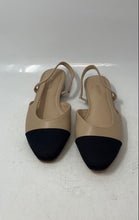Load image into Gallery viewer, Dream Pairs Womens SDFA2415W Beige Black Leather Casual Slingback Sandals Size 6
