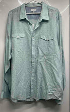 Load image into Gallery viewer, Calvin Klein Mens Mint Green Printed Long Sleeve Button-Up Shirt Size XXL
