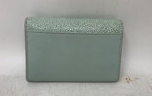 Load image into Gallery viewer, Michael Kors Womens Green Chain Strap Flap Clutch Wallet 2 Piece
