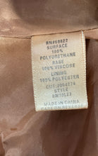 Load image into Gallery viewer, Max Studio Womens Tan Cognac Faux Leather Full-Zip Biker Motorcycle Jacket Sz 2X

