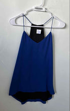 Load image into Gallery viewer, Express Womens Blue Spaghetti Strap Keyhole Camisole Tank Top Size Small
