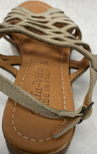 Load image into Gallery viewer, Bella Vita Womens Zip-Italy Brown Beige Suede Open Toe Espadrille Sandals Sz 6M
