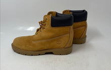 Load image into Gallery viewer, Timberland Boys Classic 6 Inch Brown Leather Lace-Up Ankle Boots Size 2.5
