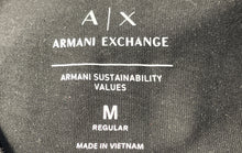 Load image into Gallery viewer, Armani Exchange Mens Black Graphic Print Regular Fit Pullover T-Shirt Size M
