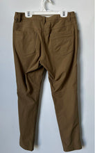 Load image into Gallery viewer, Lululemon Mens Brown Pockets Flat Front Straight-Leg Chino Pants Size 28
