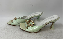 Load image into Gallery viewer, BEAUTIISOLES By Robyn Shreiber Womens Gabriela Green Gold Platform Heels Size 37
