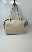 Load image into Gallery viewer, BCBGeneration Womens Beige Leather Double Strap Bottom Studs Shoulder Handbag
