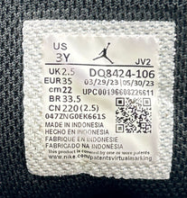 Load image into Gallery viewer, Authentic Nike Boys Air Jordan 1 Mid PS Black White Red Sneaker Shoes Size 3Y
