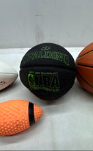 Load image into Gallery viewer, Lot Of 8 Pcs Assorted Multicolor Mixed Variety Footballs And Basketballs w/ Bag
