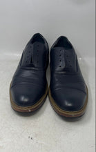 Load image into Gallery viewer, Perry Ellis Mens Dark Blue Low Top Oxford Dress Shoes Size 10.5 No Laces
