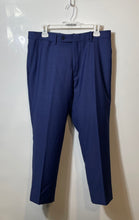 Load image into Gallery viewer, Tommy Hilfiger Mens Blue Flat Front Straight Leg Dress Pants Size W33X30L
