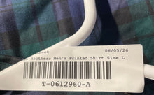 Load image into Gallery viewer, Brooks Brothers Mens Green Blue Plaid Long Sleeve Collared Button-Up Shirt Sz L
