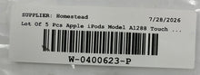 Load image into Gallery viewer, Lot Of 5 Pcs Apple iPod Touch 2nd Gen. Model A1288 Not Tested Locked For Parts
