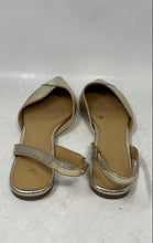 Load image into Gallery viewer, J.Crew Womens BZ220 Gold Metallic Pointed Toe Slip-On Slingback Flats Size 9.5
