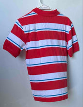 Load image into Gallery viewer, Tommy Hilfiger Mens Multicolor Striped Printed Short Sleeve Polo Shirt Size L/G
