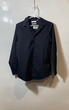 Load image into Gallery viewer, Calvin Klein Mens Black Slim Fit Stretch Long Sleeve Collared Dress Shirt Sz 18
