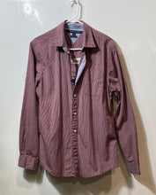 Load image into Gallery viewer, Tommy Hilfiger Mens Multicolor Striped Cotton Custom Fit Button-Up Shirt Size M
