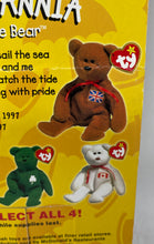 Load image into Gallery viewer, TY Teenie Beanie Babies Britannia The Bear Soft Toy 1997 Sealed Package
