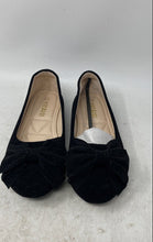 Load image into Gallery viewer, Yicaisi Womens Black Suede Round Toe Slip-On Ballet Flats Size EU 38
