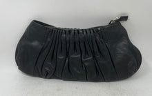 Load image into Gallery viewer, Kenneth Cole Womens Black Leather Zipper Inner Pockets Mini Clutch Pouch Wallet
