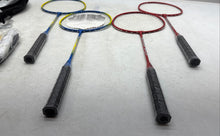 Load image into Gallery viewer, 4-Player Kids Portable Badminton Set Rackets Shuttlecocks Poles &amp; Carrying Case
