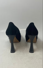 Load image into Gallery viewer, Vince Camuto Womens Slaytia Black Suede Slip-On Spool Pump Heels Size 8 M
